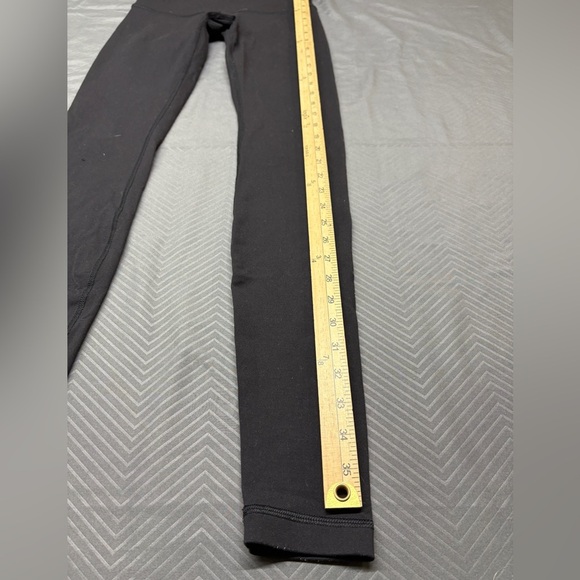 lululemon athletica Women’s Cotton 30” Black Low Rise Leggings Size 6 - Picture 9 of 9